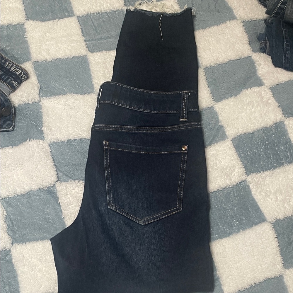 Maurices Midnight Black Ankle Jeans